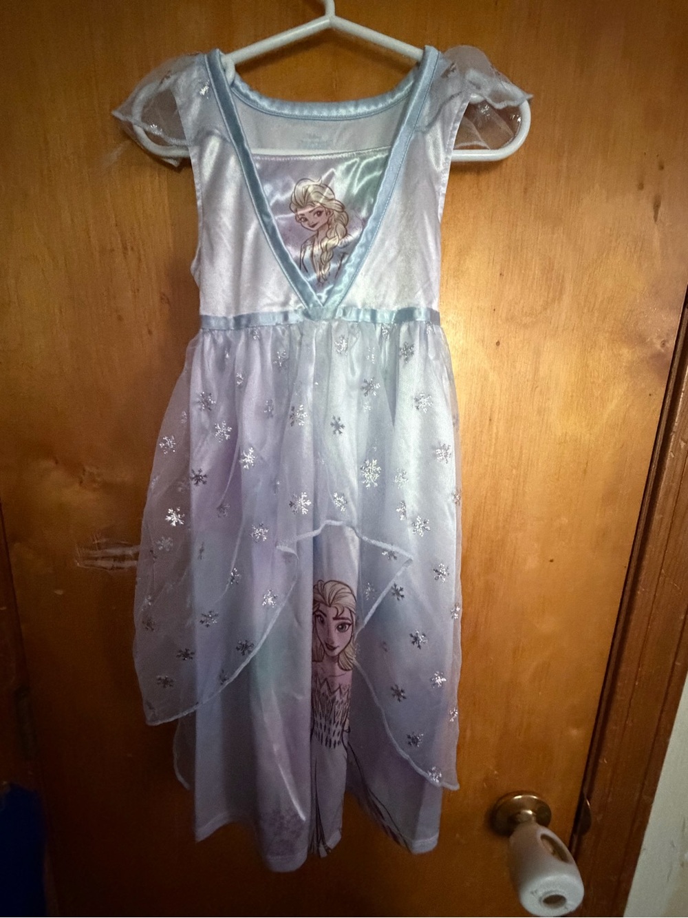 Disney Light Blue Elsa Snowflake Nightgown